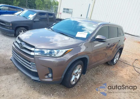 2018 Toyota Highlander Limited z USA, uszkodzony, nr VIN 5TDYZRFH9JS243105